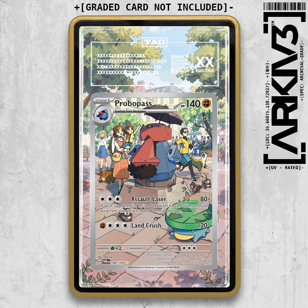 ARKIV3 TAG graded front - Gold