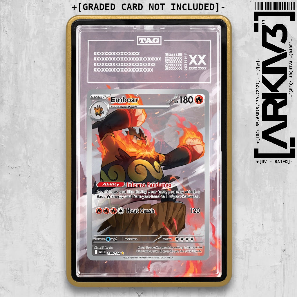 ARKIV3 TAG graded front - Gold