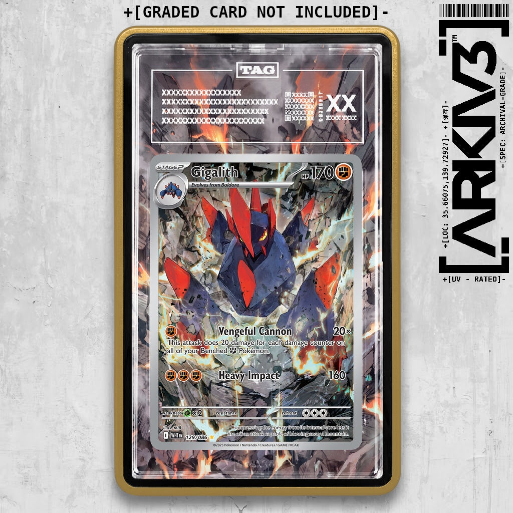 ARKIV3 TAG graded front - Gold