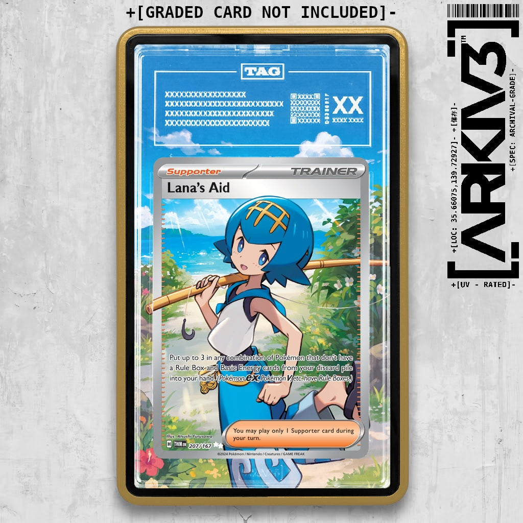 ARKIV3 TAG graded front - Gold