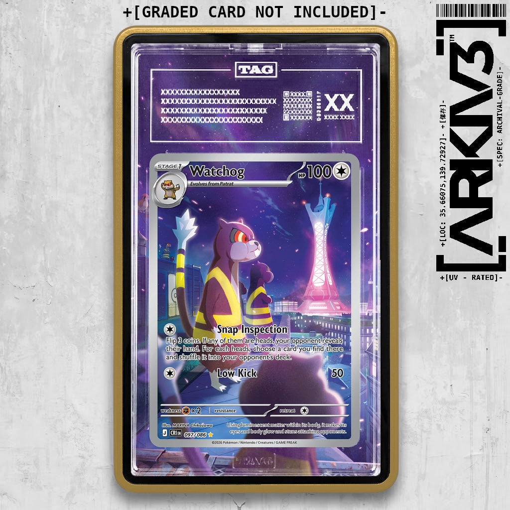 ARKIV3 TAG graded front - Gold
