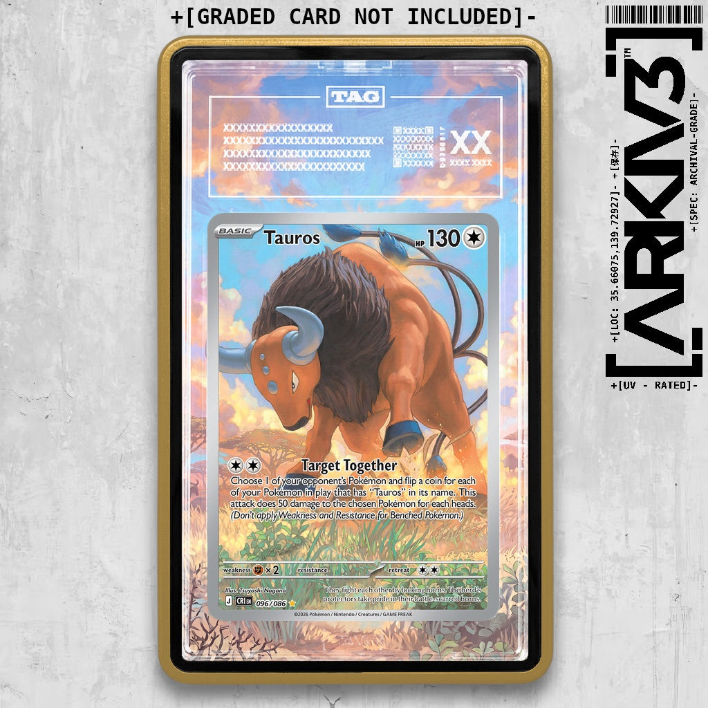 ARKIV3 TAG graded front - Gold