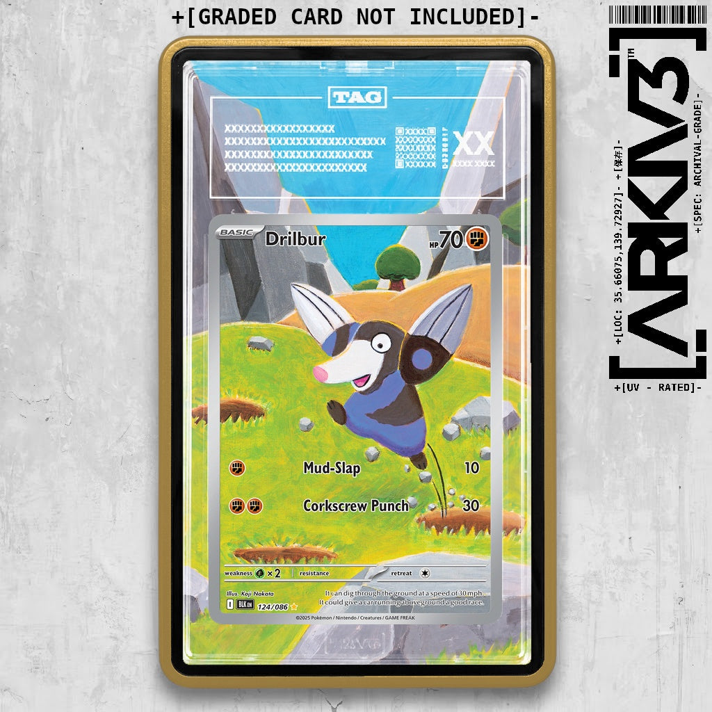 ARKIV3 TAG graded front - Gold