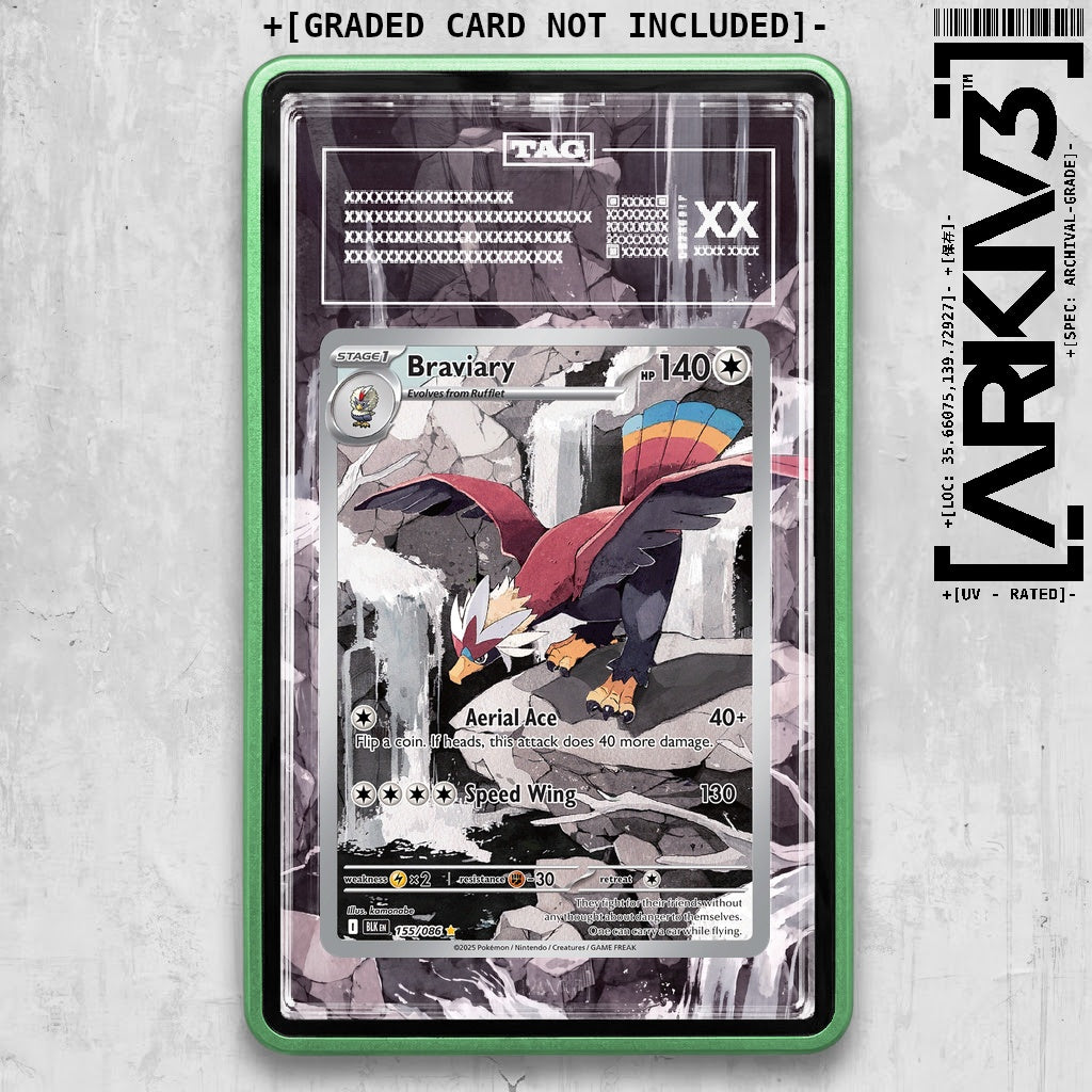 ARKIV3 TAG graded front - Green