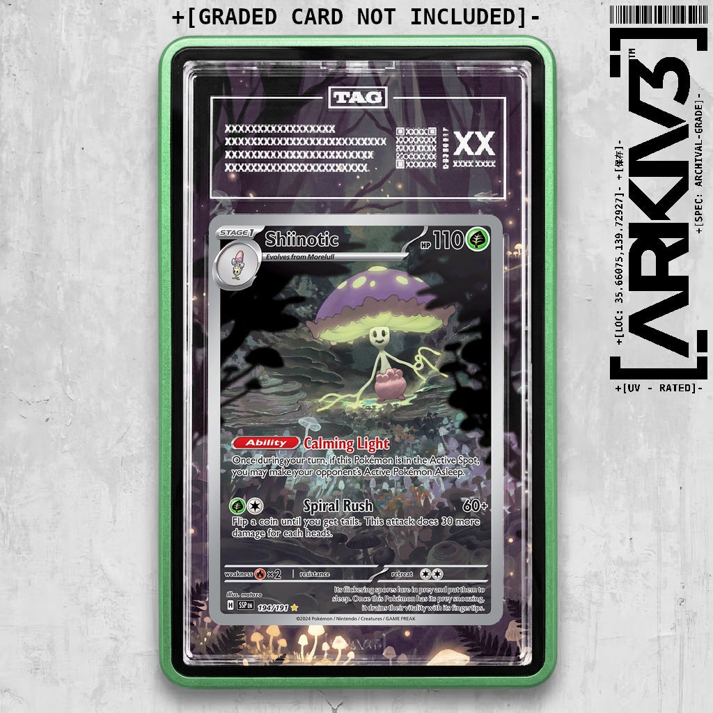 ARKIV3 TAG graded front - Green