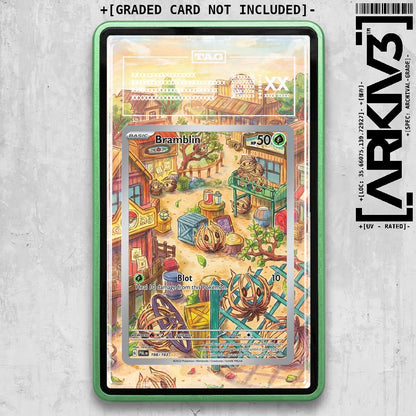 ARKIV3 TAG graded front - Green
