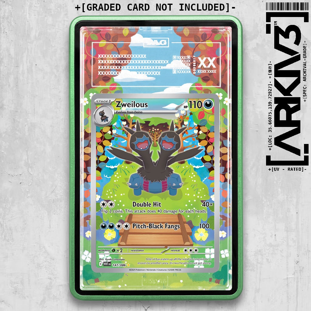 ARKIV3 TAG graded front - Green