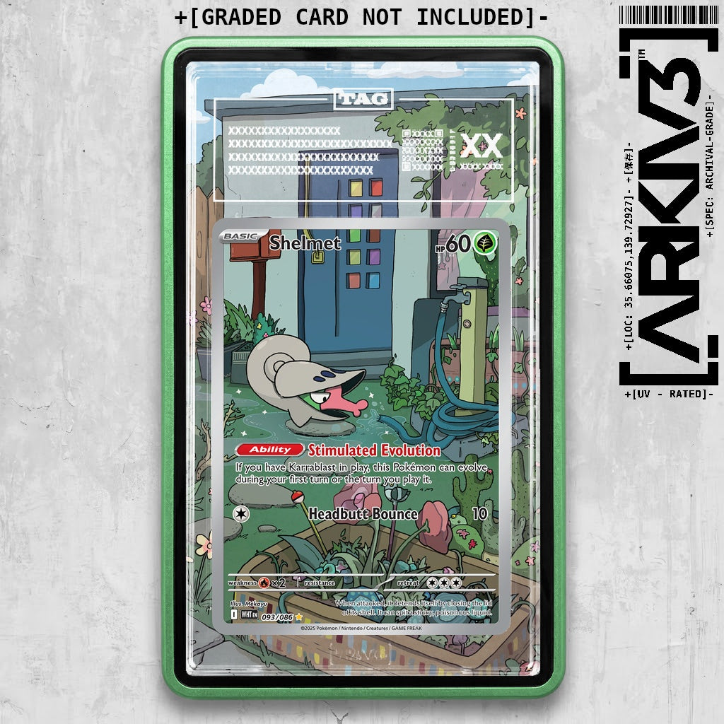 ARKIV3 TAG graded front - Green