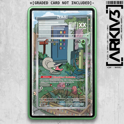ARKIV3 TAG graded front - Green