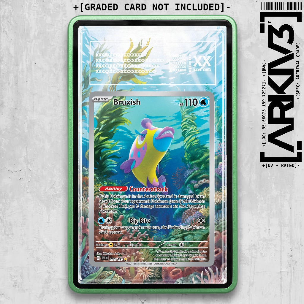 ARKIV3 TAG graded front - Green