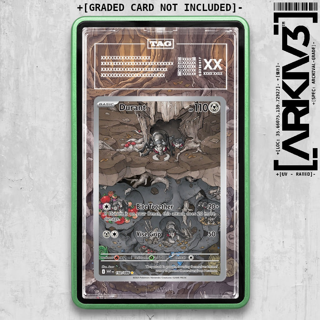 ARKIV3 TAG graded front - Green
