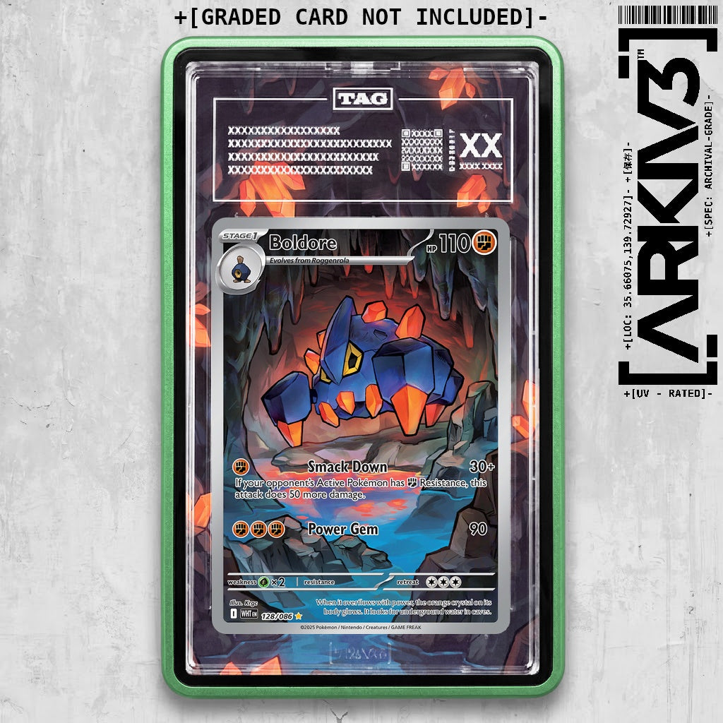 ARKIV3 TAG graded front - Green
