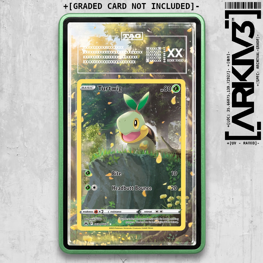 ARKIV3 TAG graded front - Green