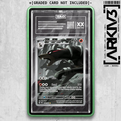 ARKIV3 TAG graded front - Green