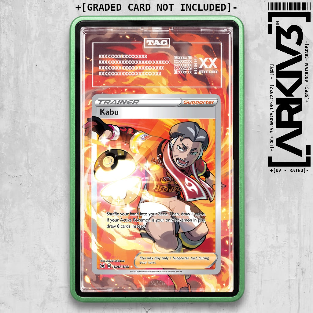 ARKIV3 TAG graded front - Green