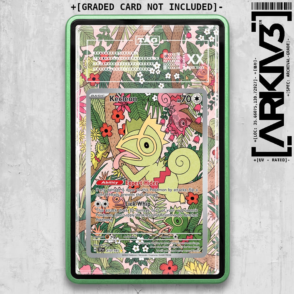 ARKIV3 TAG graded front - Green