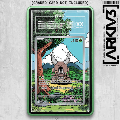 ARKIV3 TAG graded front - Green