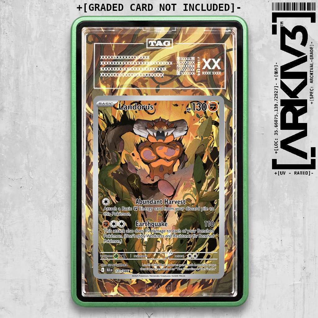 ARKIV3 TAG graded front - Green
