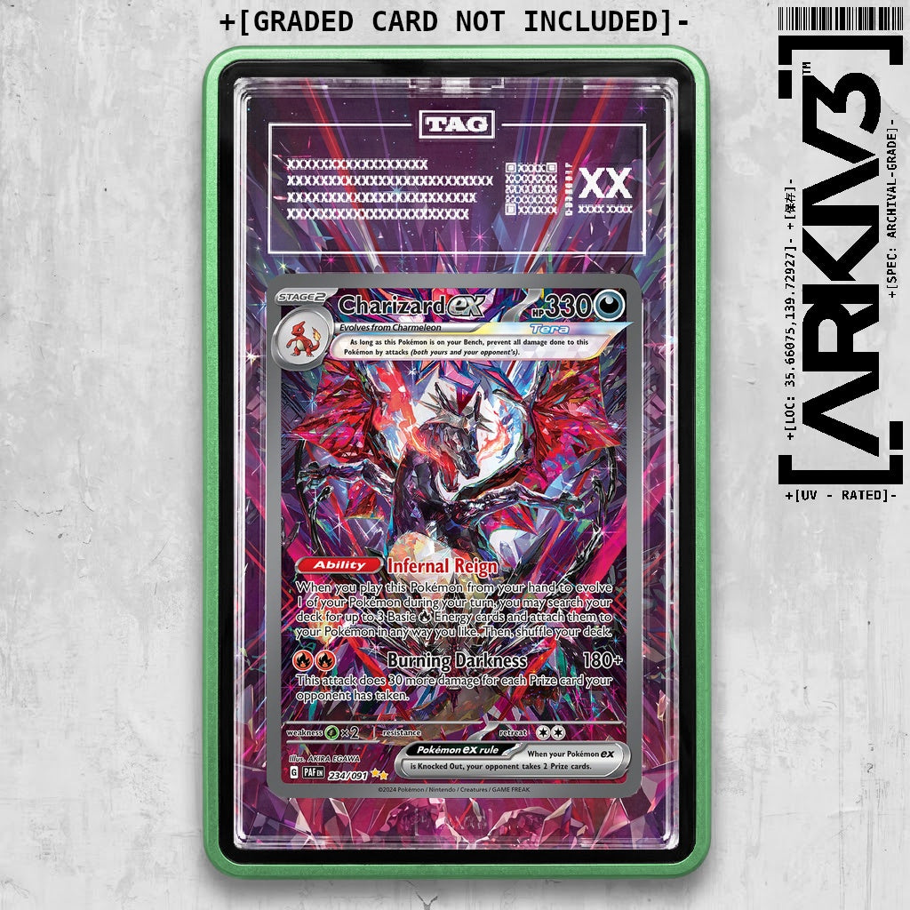 ARKIV3 TAG graded front - Green
