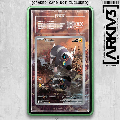 ARKIV3 TAG graded front - Green