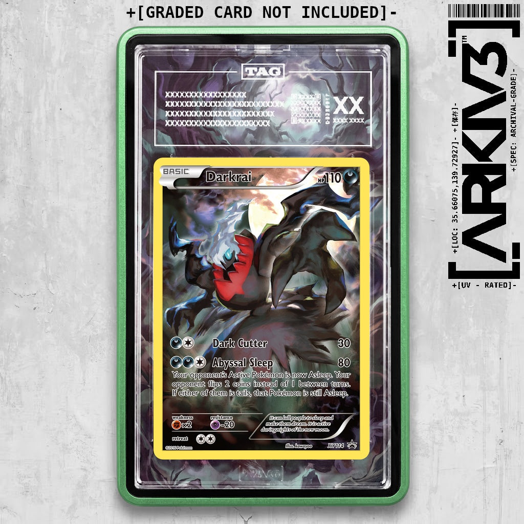 ARKIV3 TAG graded front - Green
