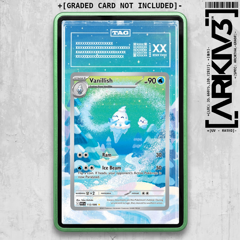 ARKIV3 TAG graded front - Green