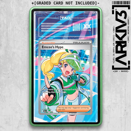 ARKIV3 TAG graded front - Green