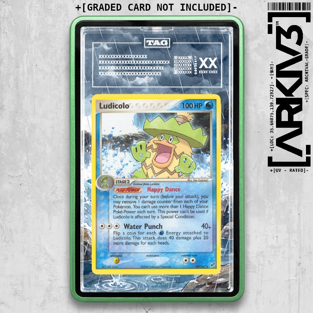 ARKIV3 TAG graded front - Green