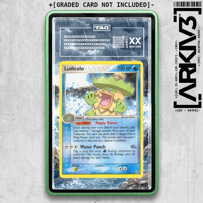ARKIV3 TAG graded front - Green
