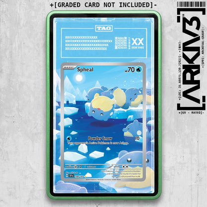 ARKIV3 TAG graded front - Green