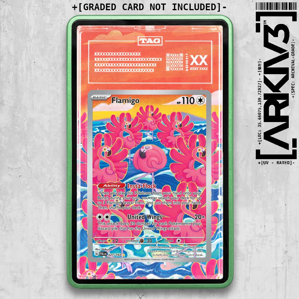 ARKIV3 TAG graded front - Green