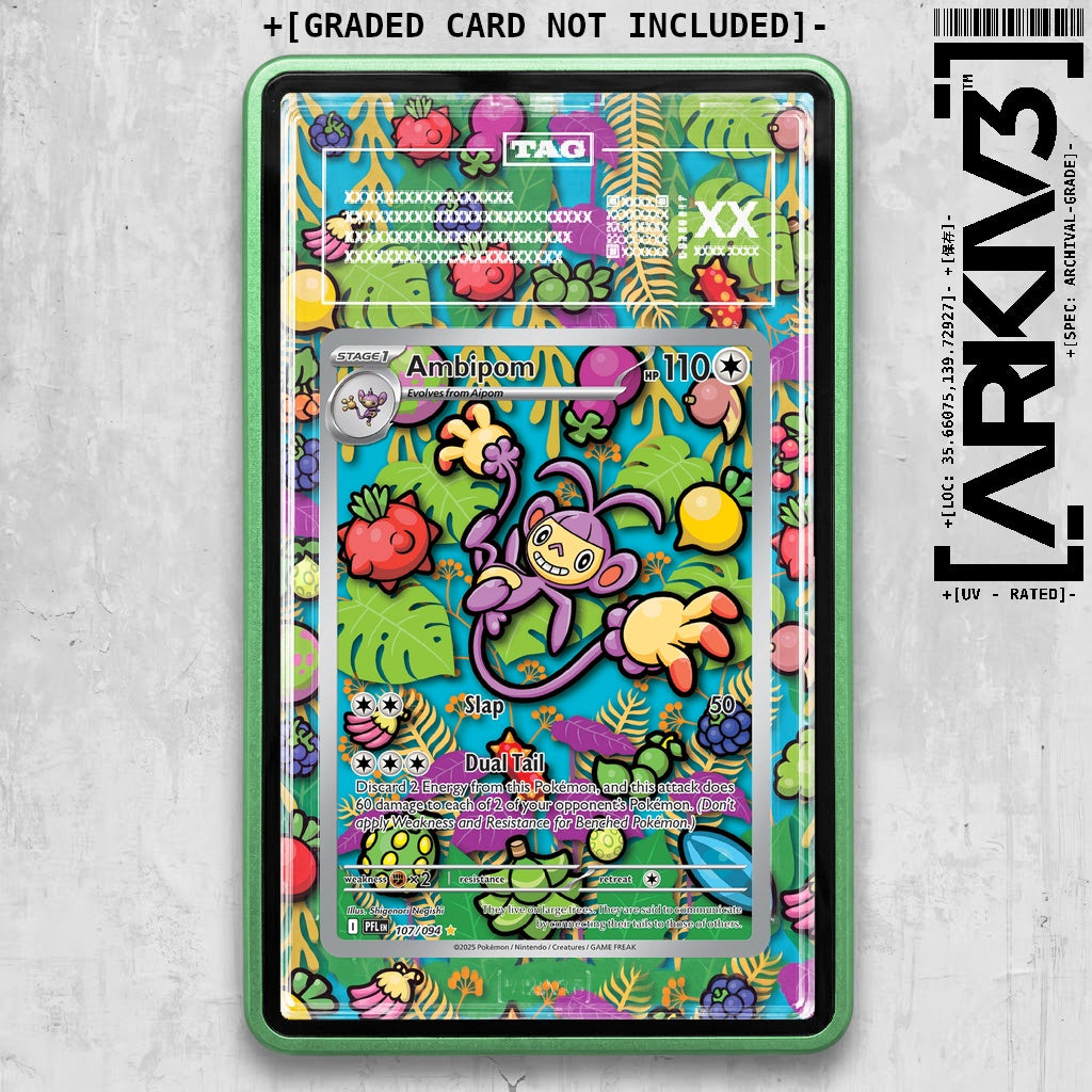 ARKIV3 TAG graded front - Green