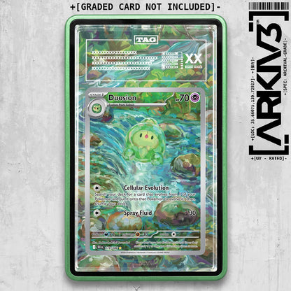 ARKIV3 TAG graded front - Green