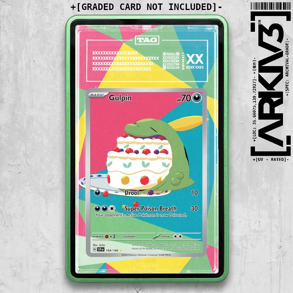 ARKIV3 TAG graded front - Green