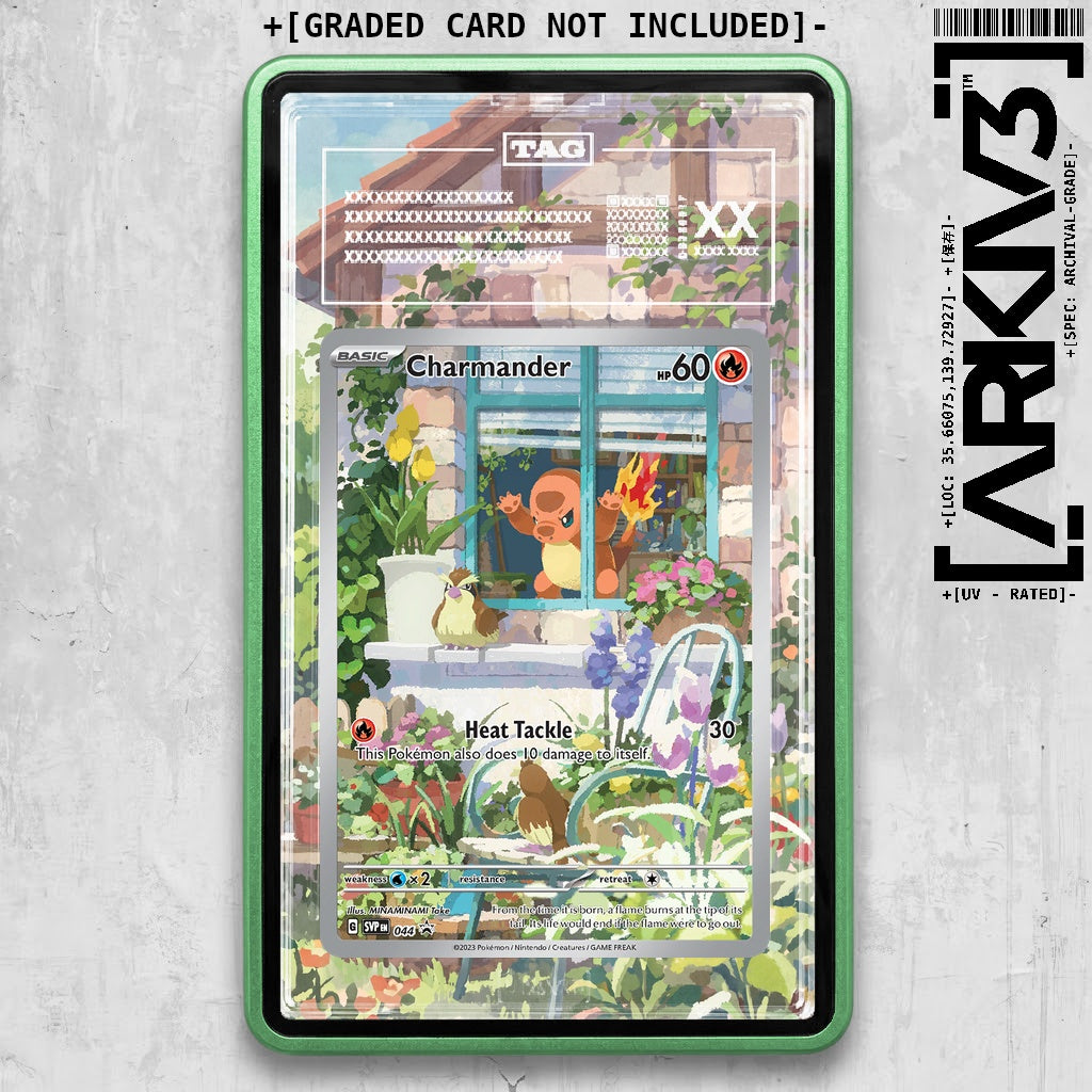 ARKIV3 TAG graded front - Green