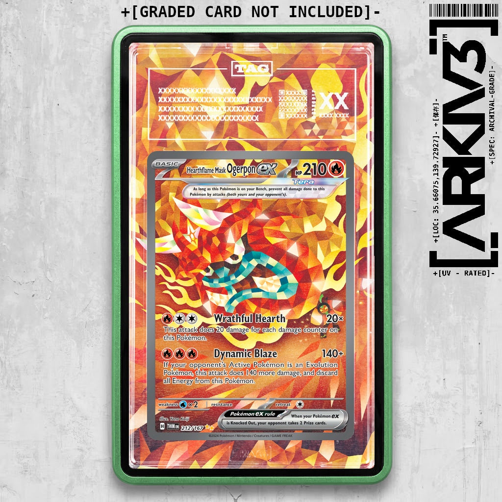 ARKIV3 TAG graded front - Green