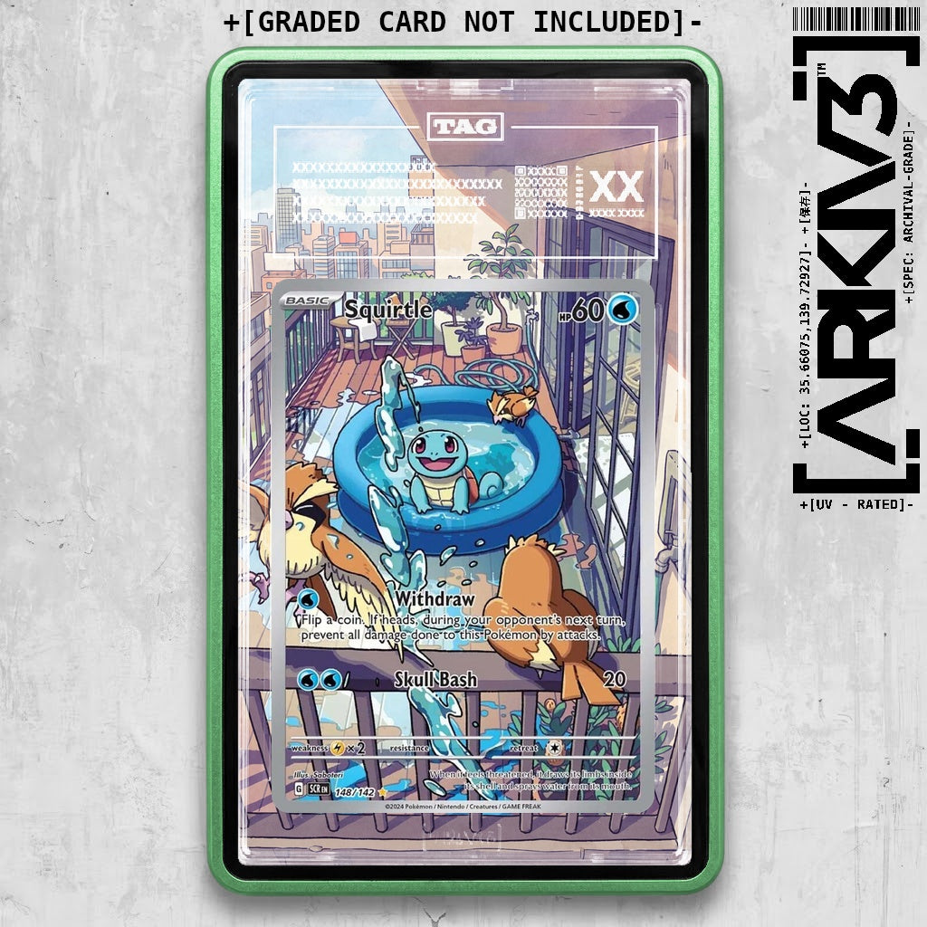 ARKIV3 TAG graded front - Green