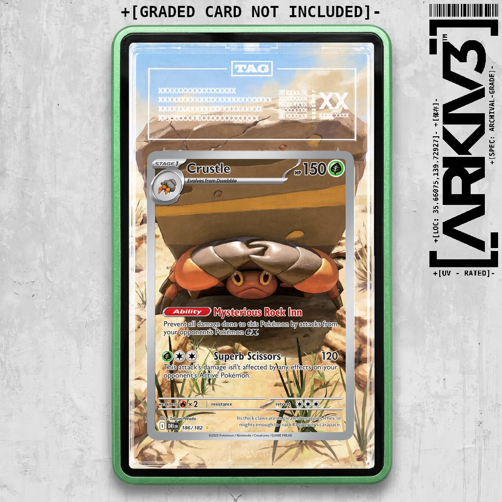 ARKIV3 TAG graded front - Green