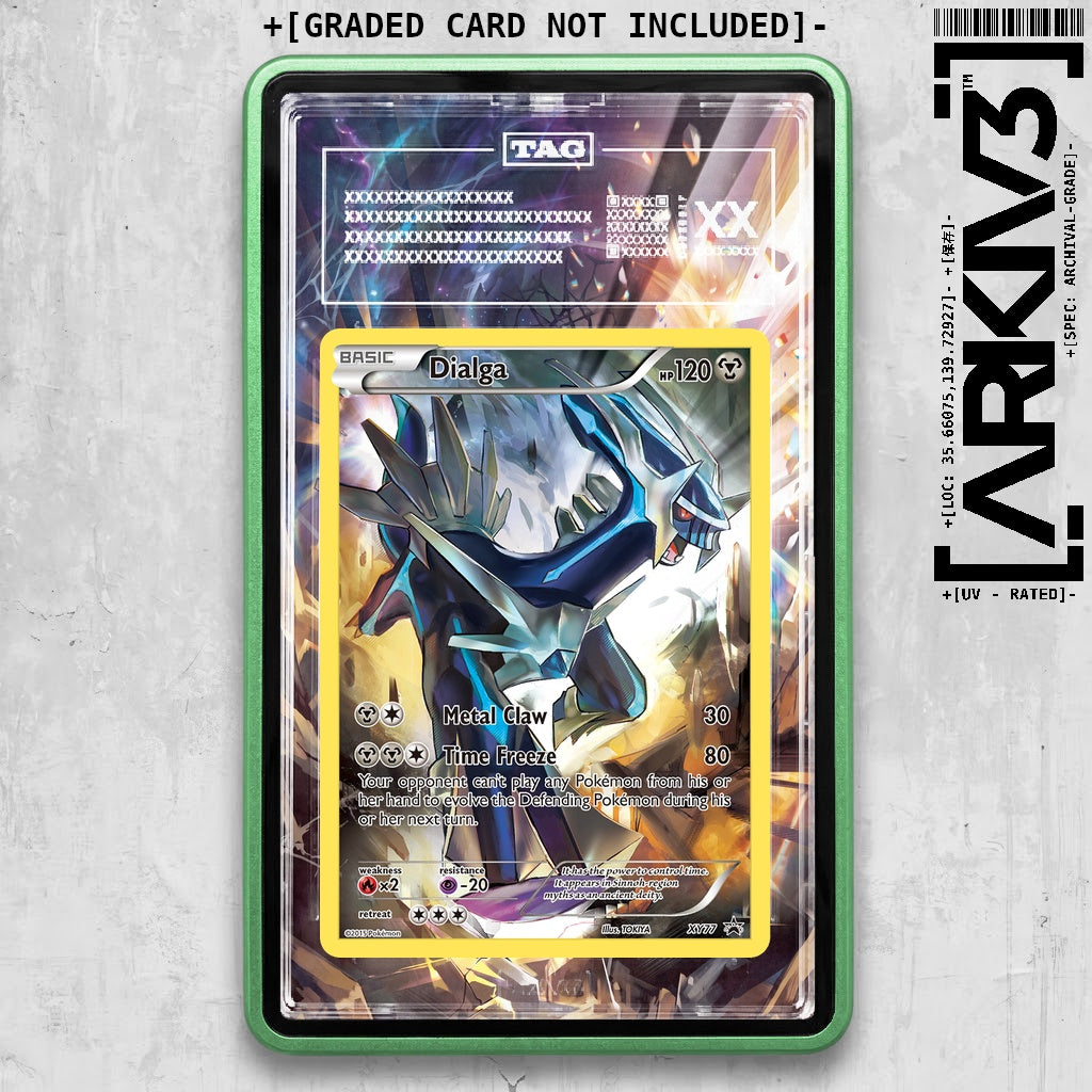 ARKIV3 TAG graded front - Green