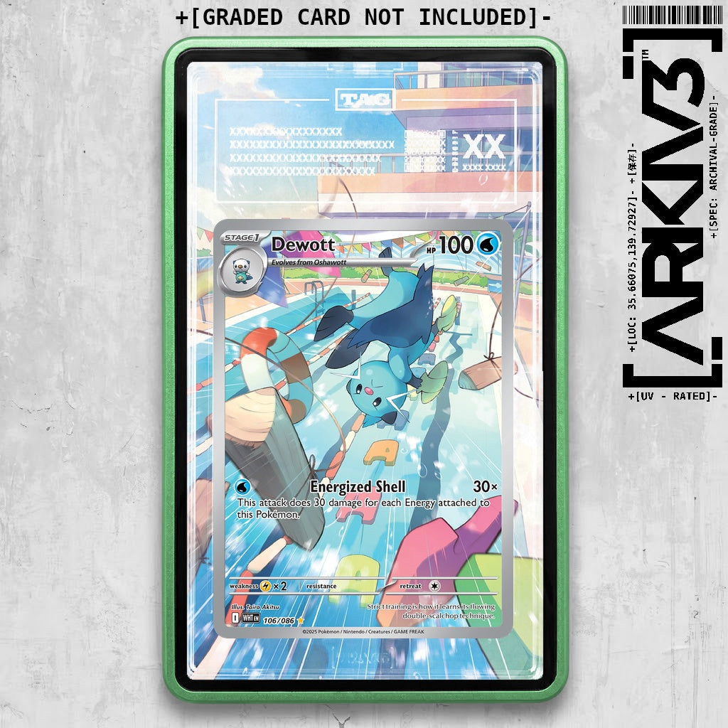 ARKIV3 TAG graded front - Green
