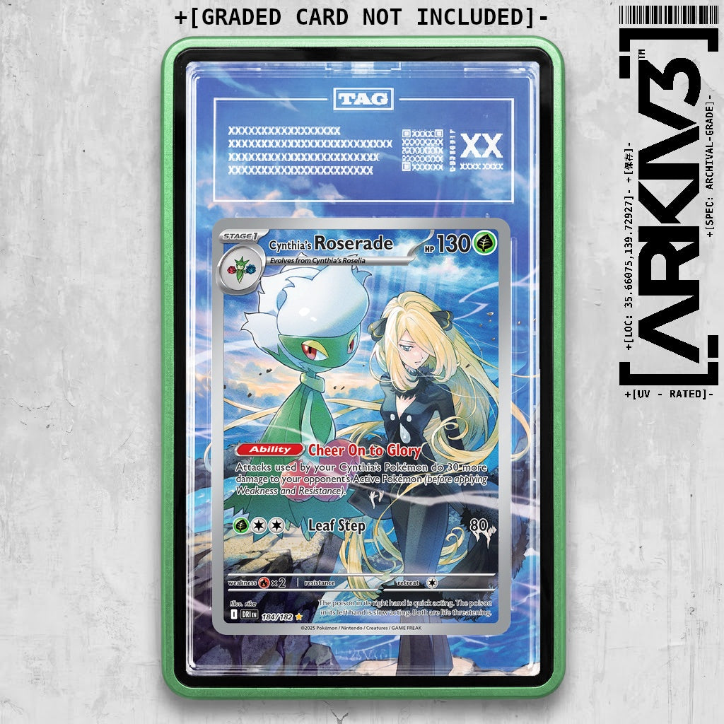 ARKIV3 TAG graded front - Green