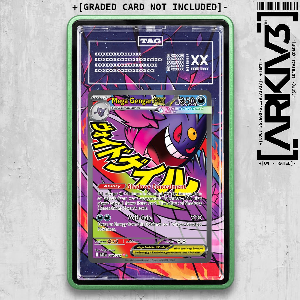ARKIV3 TAG graded front - Green