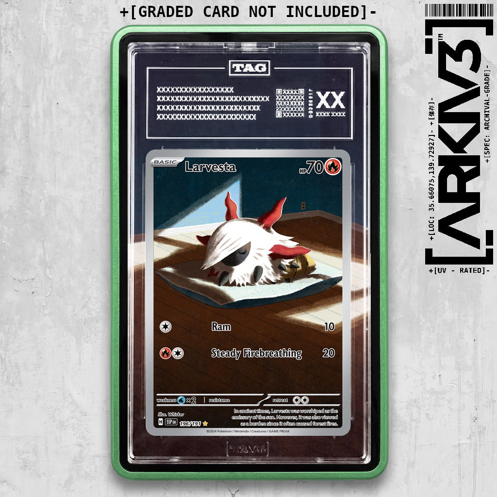 ARKIV3 TAG graded front - Green