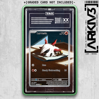 ARKIV3 TAG graded front - Green