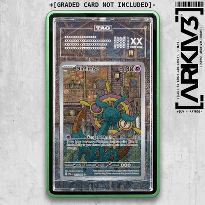ARKIV3 TAG graded front - Green