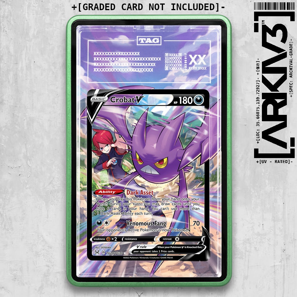 ARKIV3 TAG graded front - Green