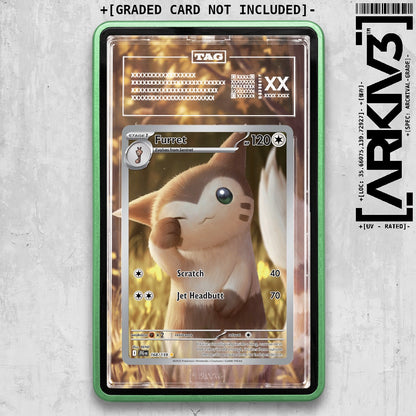 ARKIV3 TAG graded front - Green
