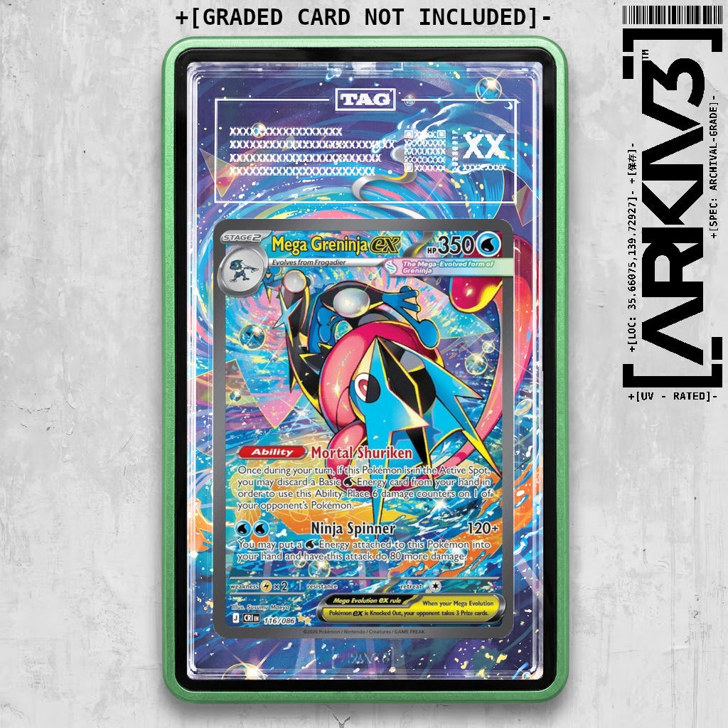 ARKIV3 TAG graded front - Green