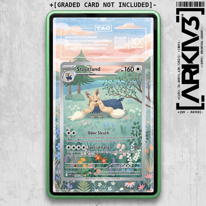 ARKIV3 TAG graded front - Green