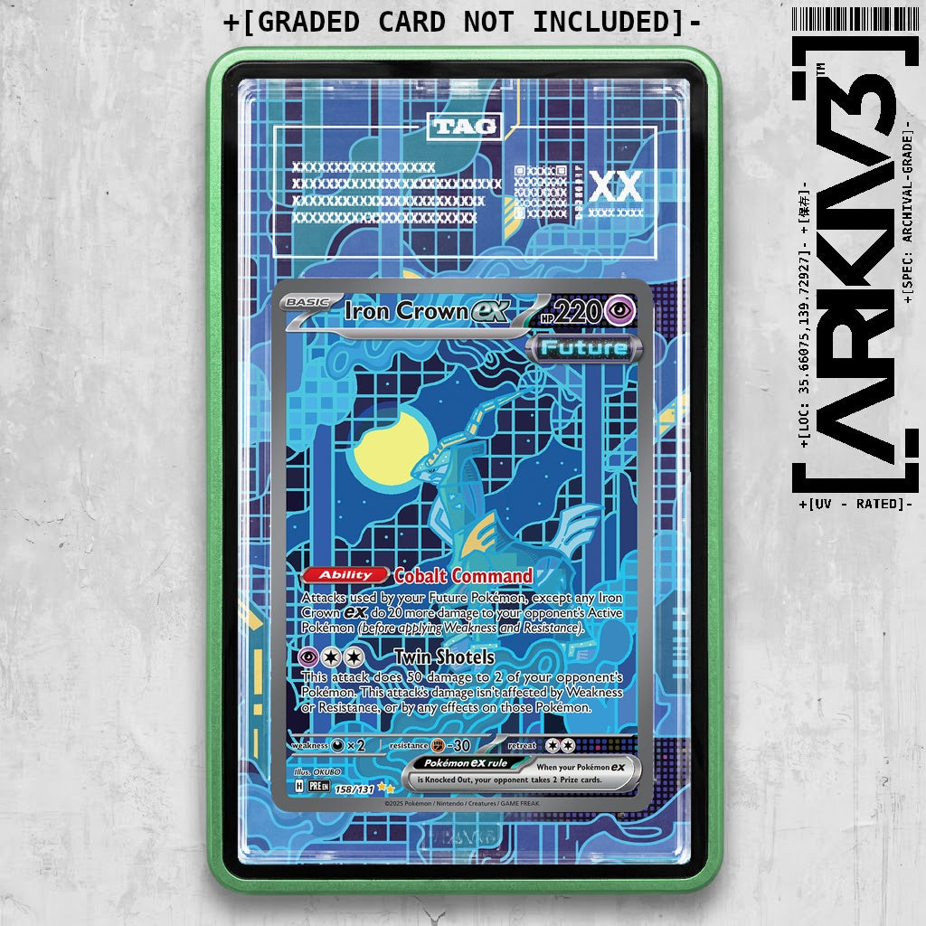 ARKIV3 TAG graded front - Green